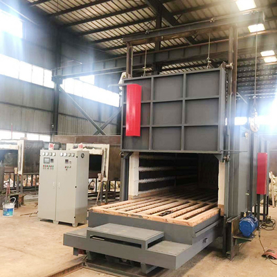 1300 Degree Heat Treatment Furnace Trolley Type Electric Heat Furnace For Tempering